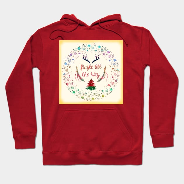 Jingle all the way Hoodie by famenxt